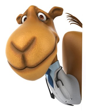 Eğlenceli deve doktor