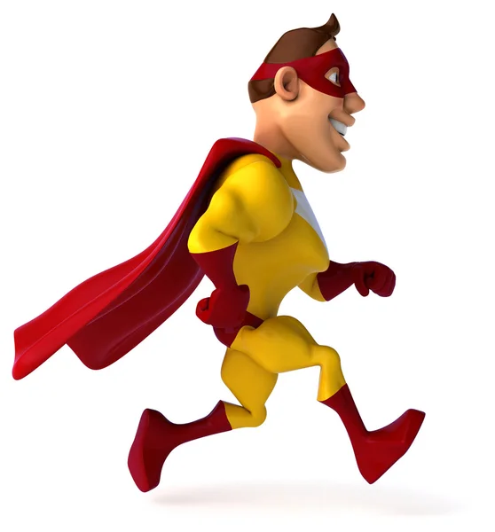 Fun cartoon superhero — Stock Photo, Image