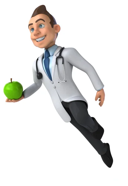 Fun cartoon doctor — Stock Photo, Image