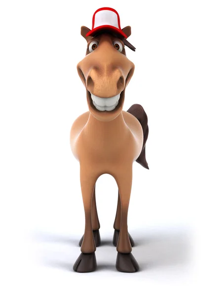 Fun cartoon horse — Stock Photo, Image