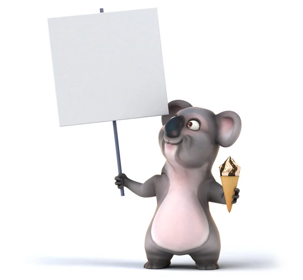 Fun cartoon koala — Stock Photo, Image