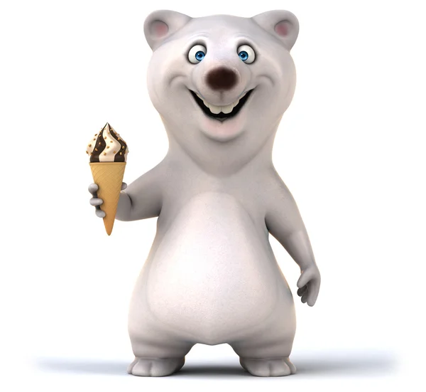 Fun cartoon bear — Stock Photo, Image