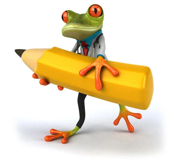 Fun cartoon frog Royalty Free Stock Images