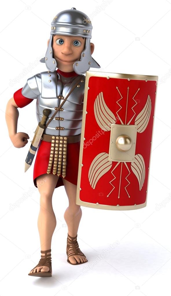 Roman legionary soldier