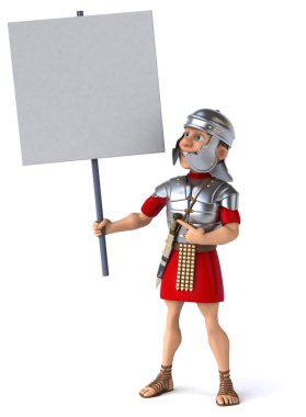 Roman legionary soldier clipart