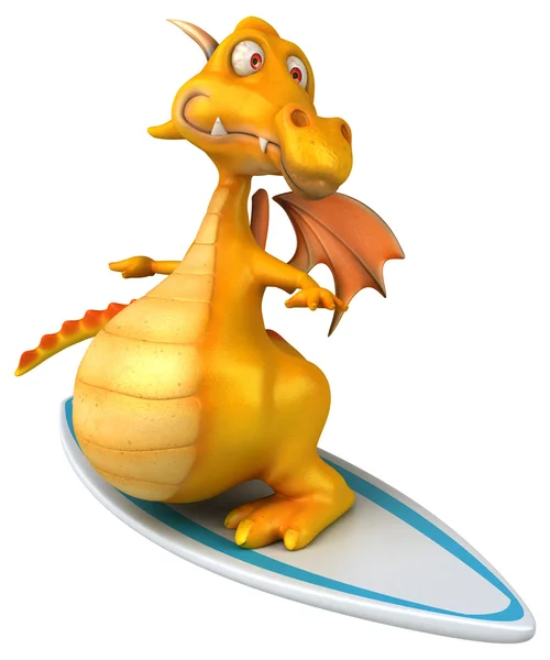 Fun cartoon dragon — Stock Photo, Image