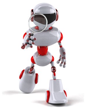 Eğlenceli çizgi film robot