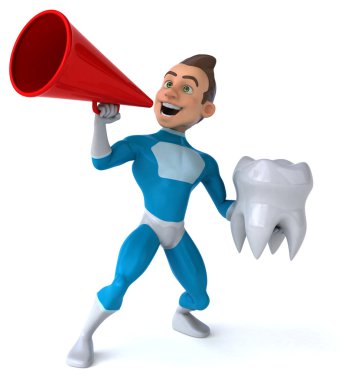 Diş eğlenceli süper kahraman