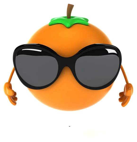 Fun cartoon orange — Stock Photo, Image