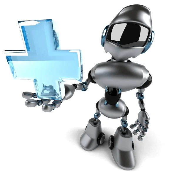 Fun cartoon Robot — Stock Photo, Image