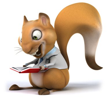 Eğlenceli çizgi film sincap