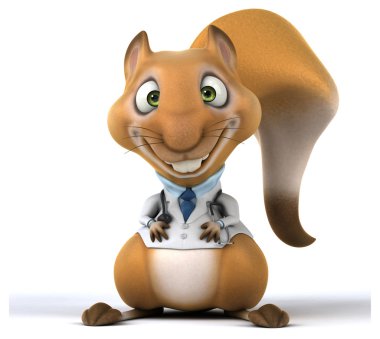 Eğlenceli çizgi film sincap