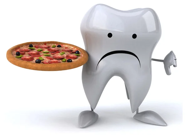 Fun cartoon tooth — Stock Photo, Image