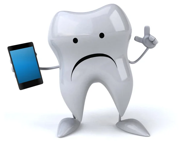 Fun cartoon tooth — Stock Photo, Image