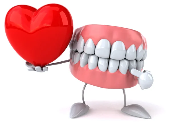 Fun cartoon teeth — Stock Photo, Image