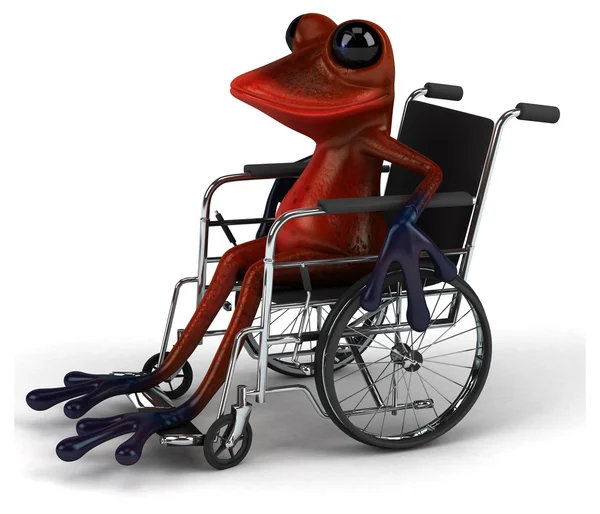 Fun cartoon frog — Stock Photo, Image