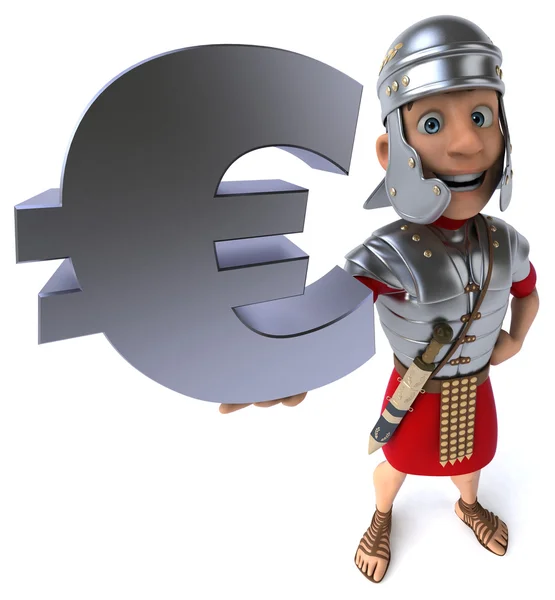 Cartoon roman soldier — Stock Photo, Image