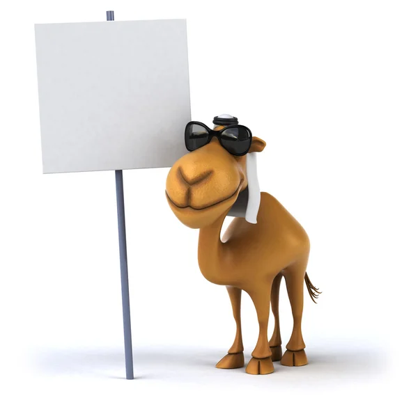 Fun cartoon camel — Stock Photo, Image