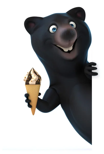 Fun cartoon bear — Stock Photo, Image