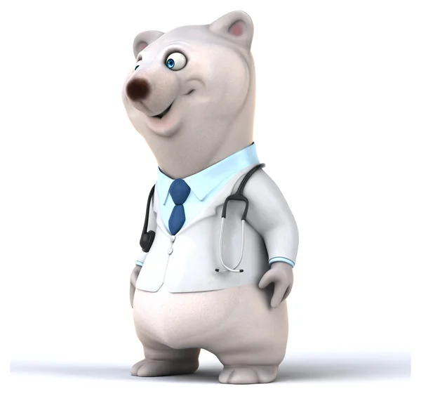 Divertente orso medico — Foto Stock