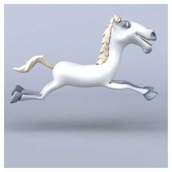 Fun cartoon horse — Stock Photo, Image