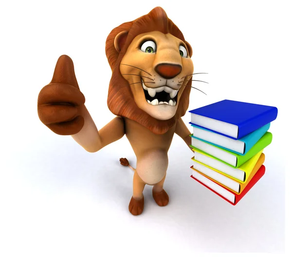 Fun cartoon lion — Stock Photo, Image