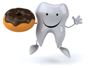 Eğlenceli çizgi film diş