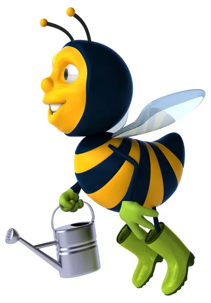 Leuke cartoon bee — Stockfoto