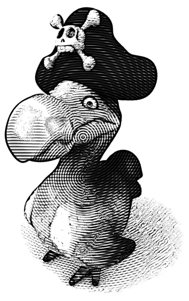 Divertente fumetto dodo uccello — Foto Stock