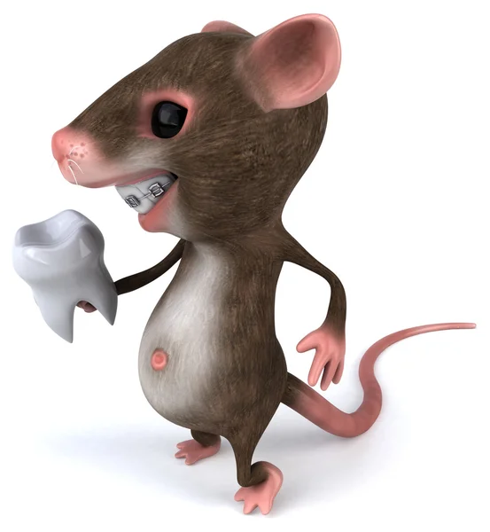 Divertente cartone animato mouse — Foto Stock