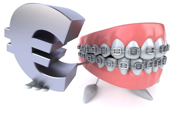 Fun cartoon teeth — Stock Photo, Image