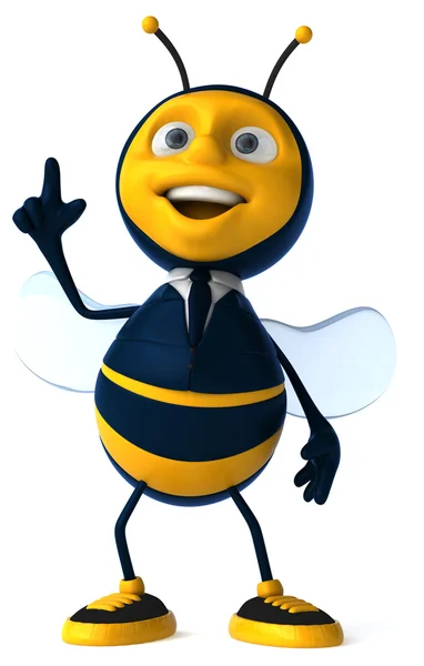 Divertida abeja de dibujos animados — Foto de Stock