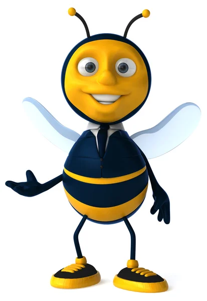 Leuke cartoon bee — Stockfoto