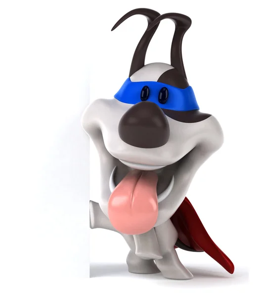Divertente cane cartone animato — Foto Stock