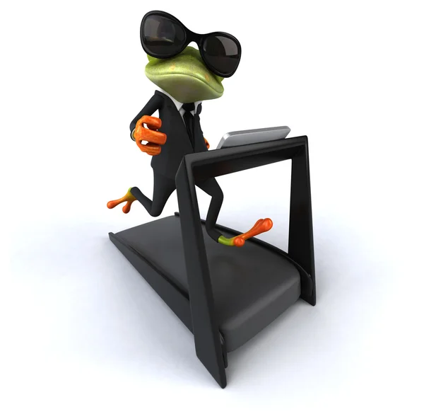 Spaß Cartoon-Frosch — Stockfoto