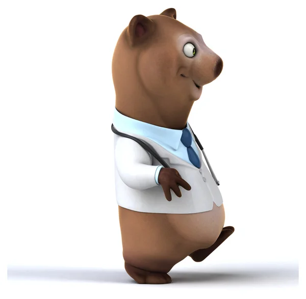 Spaßbär Doktor — Stockfoto