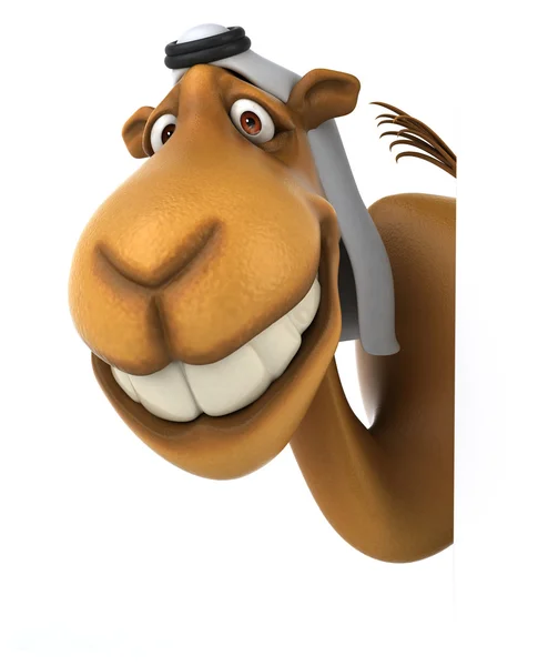 Fun cartoon camel — Stock Photo, Image