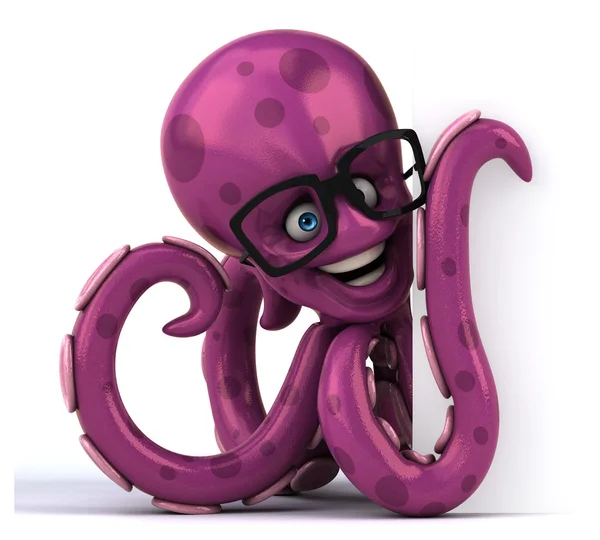 Leuke cartoon octopus — Stockfoto