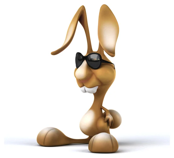 Fun cartoon rabbit — Stock Photo, Image