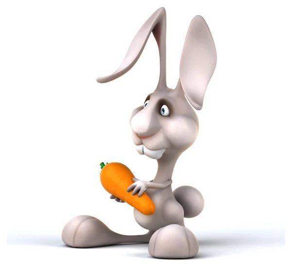 Fun cartoon rabbit — Stock Photo, Image