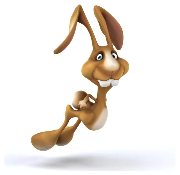 Fun cartoon rabbit — Stock Photo, Image