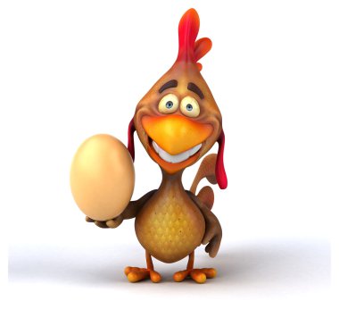 Eğlenceli çizgi film tavuk