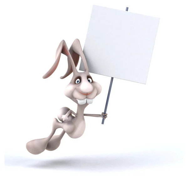 Divertido conejo de dibujos animados — Foto de Stock