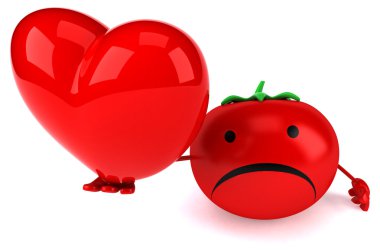 Eğlenceli çizgi film domates