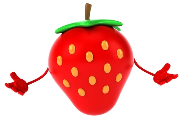 Fun cartoon strawberry — Stock Photo, Image