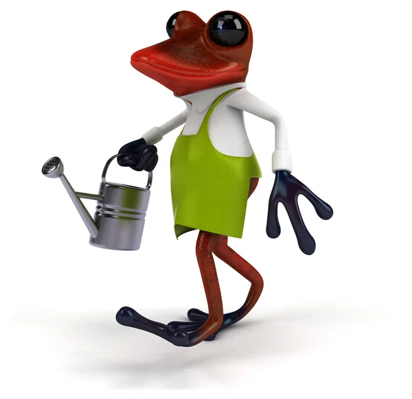 Fun cartoon frog — Stock Photo, Image