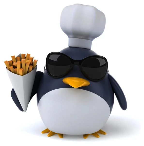 Fun cartoon penguin — Stock Photo, Image