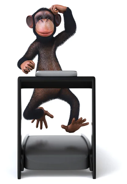 Fun cartoon monkey — Stock Photo, Image