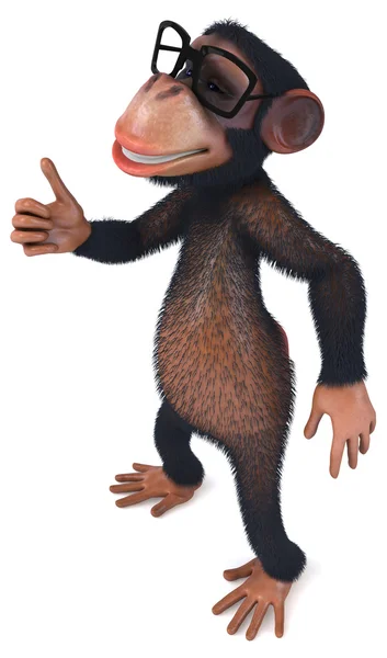 Fun cartoon monkey — Stock Photo, Image