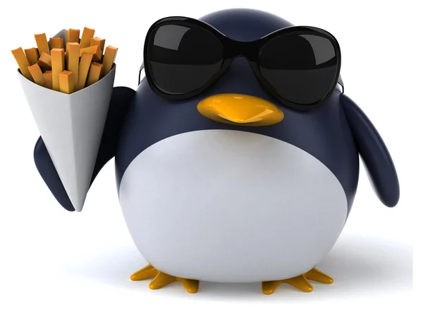 Fun cartoon penguin — Stock Photo, Image